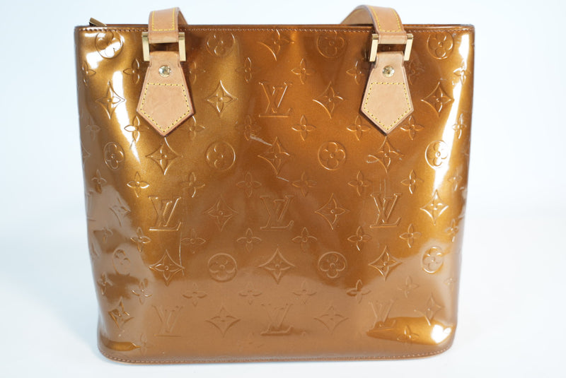 Louis Vuitton Monogram Vernis Houston Bronze Used