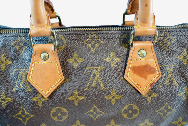 Louis Vuitton Monogram Speedy 25 Malletier Used