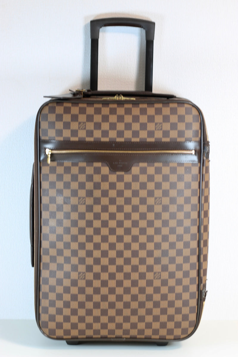 Louis Vuitton Damier Ebene Pegase 55 Rolling Luggage Used