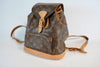 Louis Vuitton Monogram Montsouris MM Backpack Used