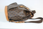 Louis Vuitton Monogram Montsouris GM Backpack Used