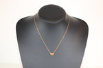 Tiffany & Co. Bean Heart Pendant Necklace(AU750/18K Gold) Used