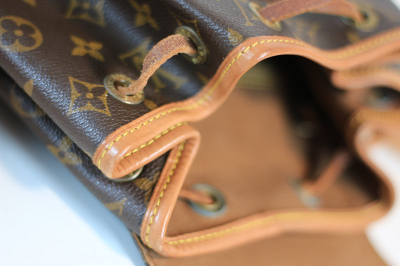 Louis Vuitton Monogram Montsouris MM Backpack Used