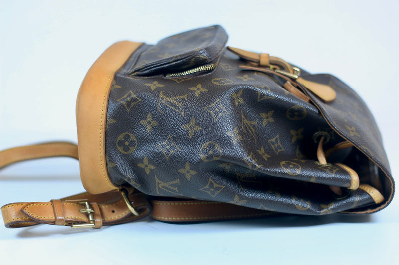 Louis Vuitton Monogram Montsouris MM Backpack Used