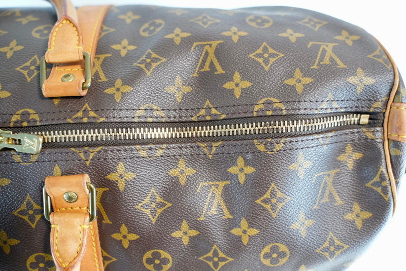 Louis Vuitton Monogram Keepall Bandouliere 55 Used