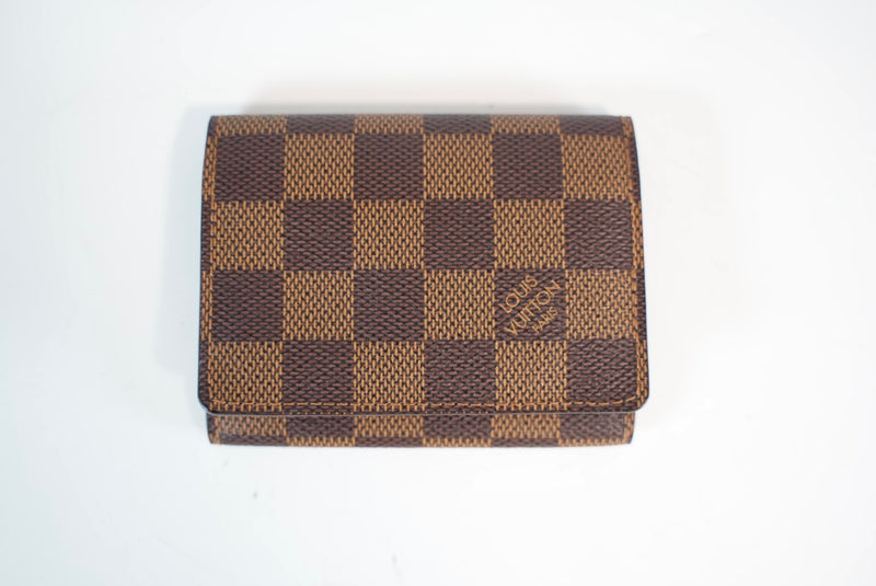 Louis Vuitton Damier Ebene Envelope De Visite Card Case Used