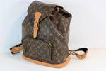 Louis Vuitton Monogram Montsouris GM Backpack Used