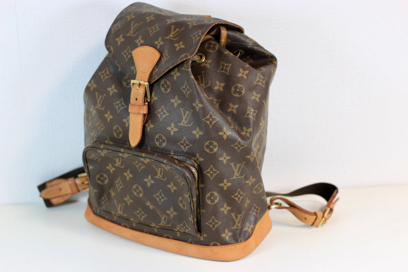 Louis Vuitton Monogram Montsouris GM Backpack Used