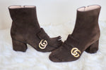 GG Suede Ankle Boots