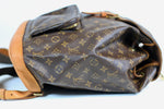 Louis Vuitton Monogram Montsouris GM Backpack Used