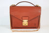 Louis Vuitton Epi Leather Monceau 2 Way Bag Kenya Brown Used