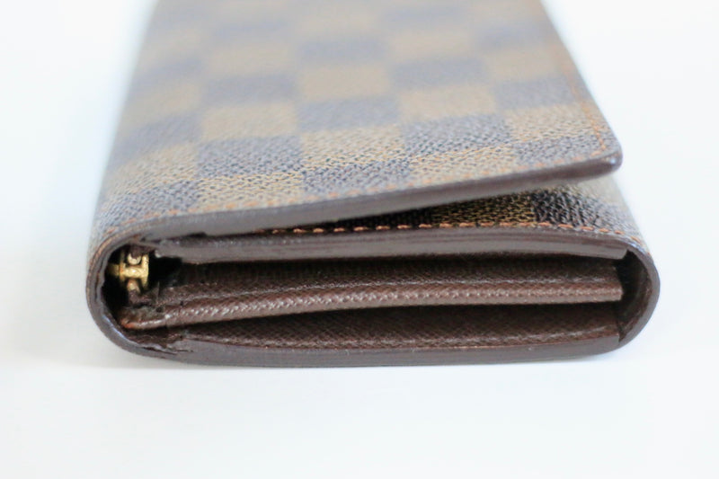 Louis Vuitton Damier Ebene Tresor Wallet