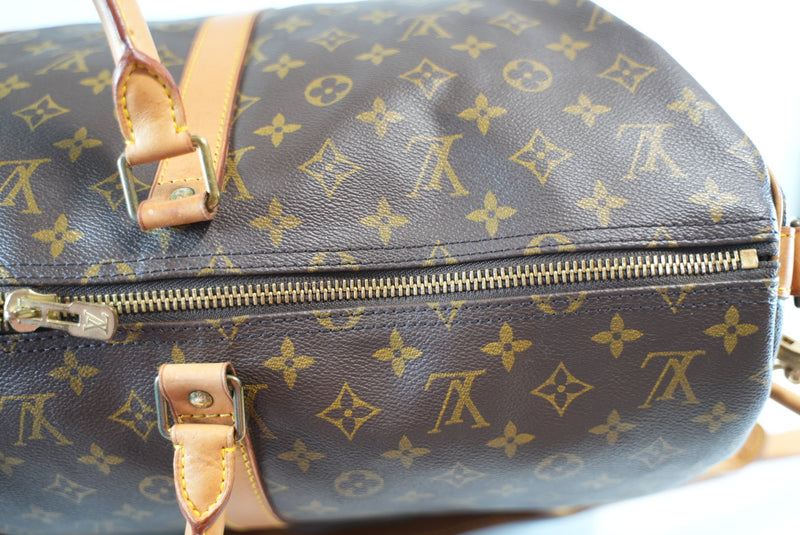 Louis Vuitton Monogram Keepall Bandouliere 55 Used