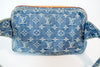 Louis Vuitton Blue Monogram Denim Bumbag Used