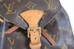 Louis Vuitton Monogram Montsouris PM/Mini Backpack Used