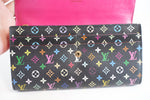 Louis Vuitton Monogram Multicolor Sarah Wallet Used