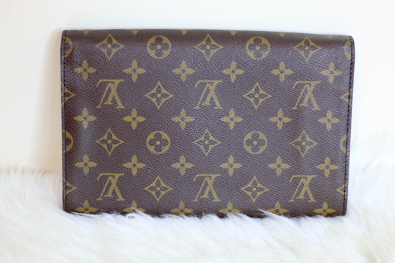 Monogram Bordeaux Clutch