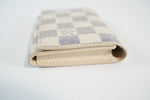 Louis Vuitton Damier Azur Envelope De Visite Card Case Used