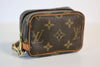 Louis Vuitton Monogram Trousse Wapity Wristlet Pouch Used