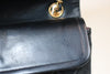 Vintage CHANEL Small Double Flap Matelasse Lambskin Chain Shoulder Bag Used