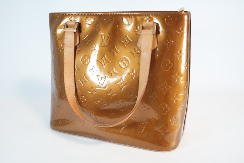 Louis Vuitton Monogram Vernis Houston Bronze Used