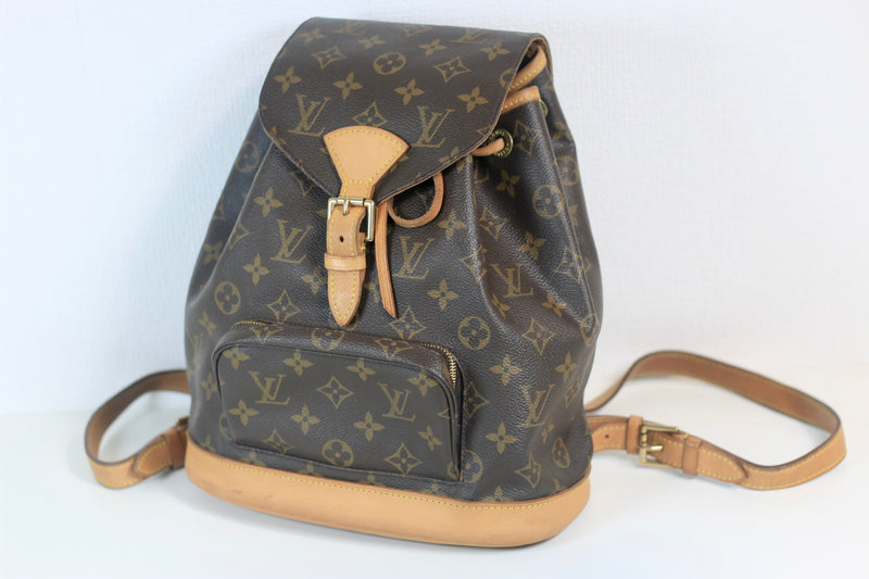 Louis Vuitton Monogram Montsouris MM Backpack Used