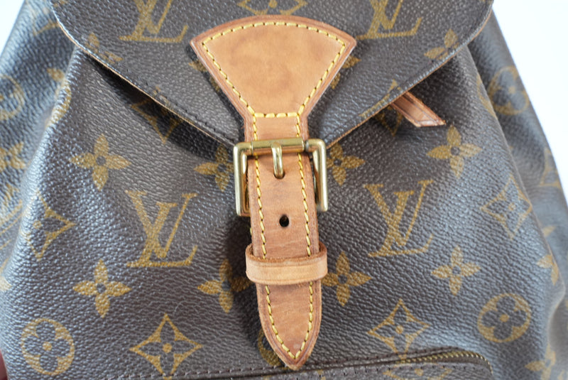 Louis Vuitton Monogram Montsouris MM Backpack Used