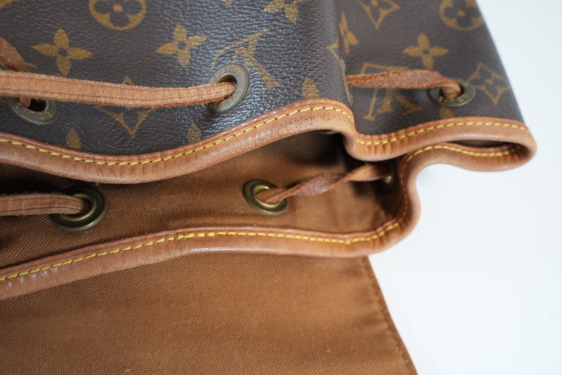 Louis Vuitton Monogram Montsouris MM Backpack Used