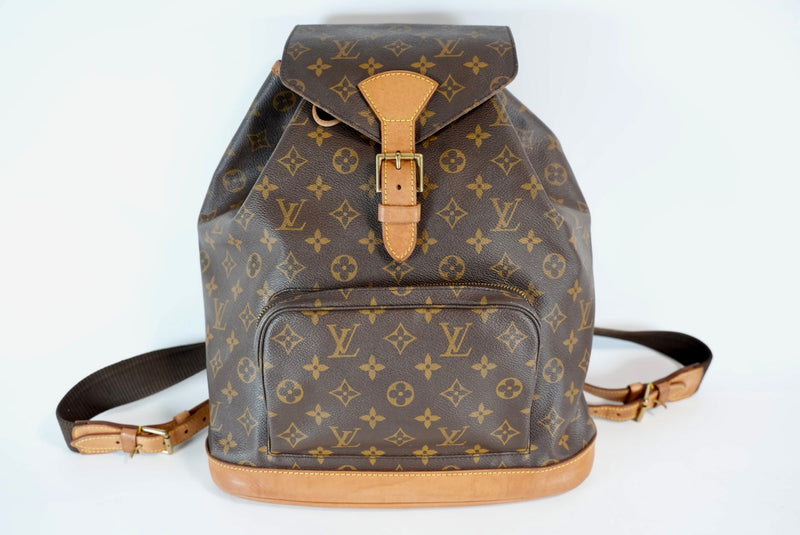 Louis Vuitton Monogram Montsouris GM Backpack Used