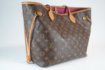 Louis Vuitton Monogram Neverfull MM Pivoine Interior Used