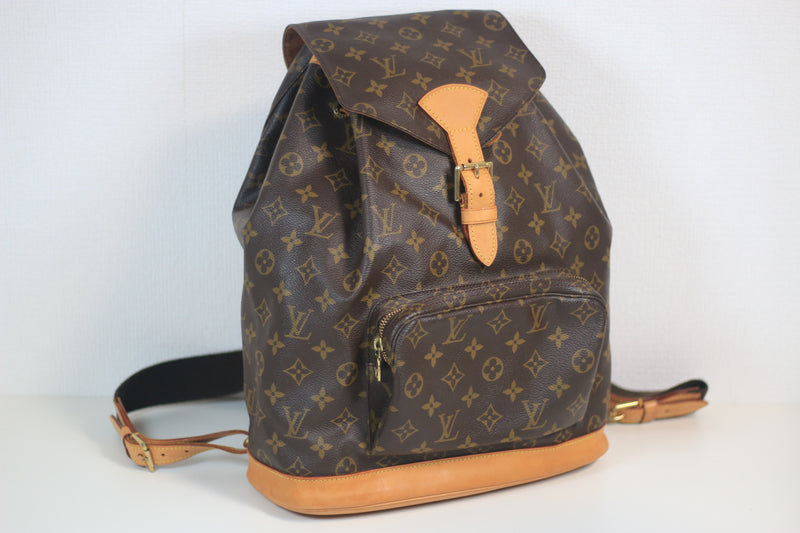 Louis Vuitton Monogram Montsouris GM Backpack Used