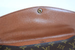 Louis Vuitton Monogram Double Pochette Rabat Sling Bag Used