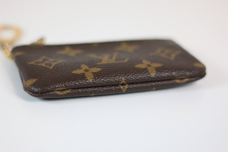 Louis Vuitton Monogram Pochette Cle Key/Card Holder Used