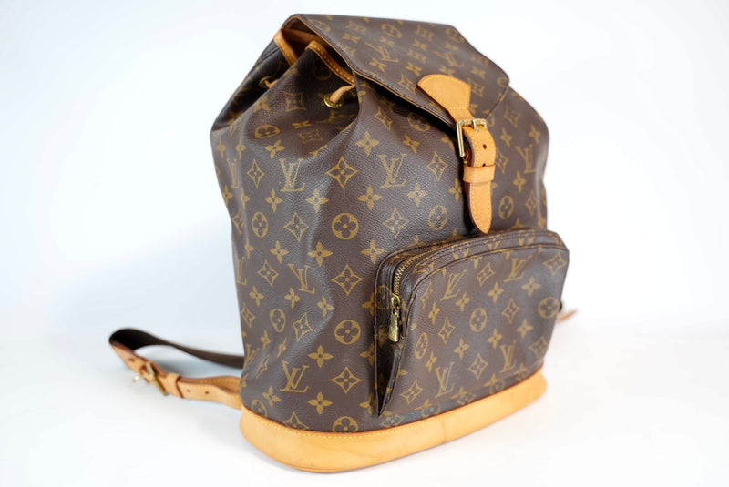 Louis Vuitton Monogram Montsouris GM Backpack Used