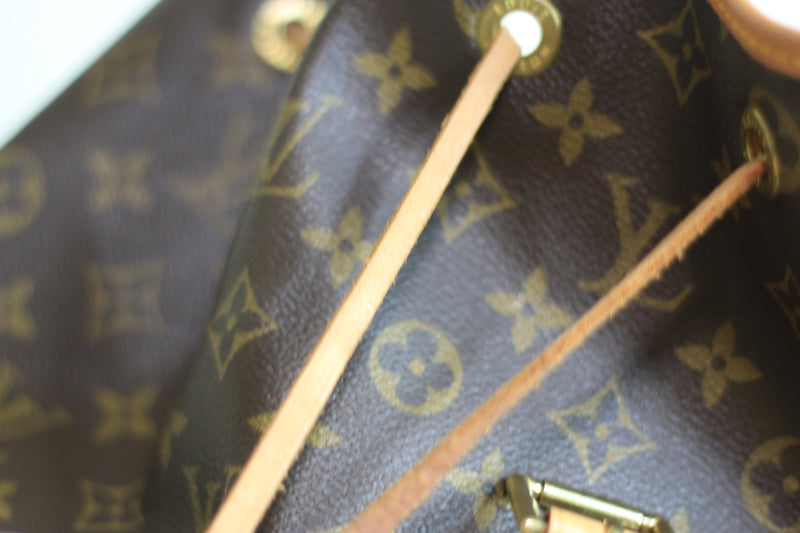 Louis Vuitton Monogram Montsouris GM Backpack Used