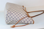 Louis Vuitton Damier Azur Neverfull MM Used