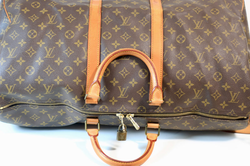 Louis Vuitton Monogram Keepall Bandouliere 55 Used