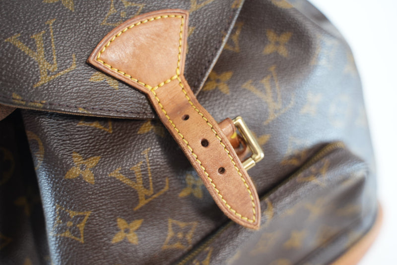 Louis Vuitton Monogram Montsouris MM Backpack Used