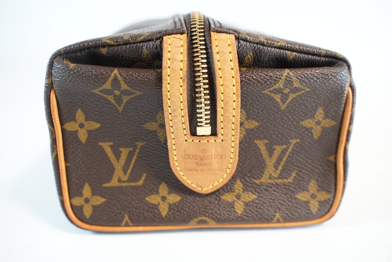 Louis Vuitton Monogram Trousse Patte Pression Cosmetic Pouch Used