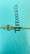 Tiffany & Co. Double Loop AU750/K18 Gold Necklace Used