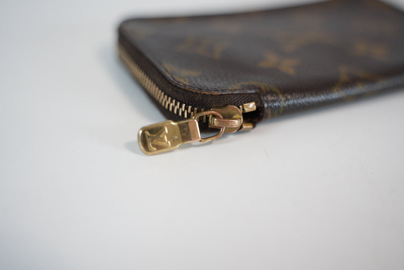 Louis Vuitton Monogram Zippy Pochette Cle Used