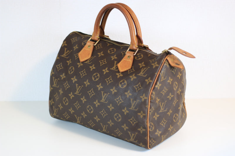 Louis Vuitton Monogram Speedy 30 Handbag Used