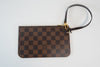 Damier Ebene Neverfull PM Pouch(Wristlet) Used