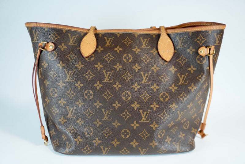 Louis Vuitton Monogram Neverfull MM Pivoine Interior Used