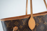 Louis Vuitton Monogram Neverfull MM Pivoine Interior Used