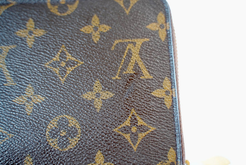 Louis Vuitton Monogram Zippy Travel Organizer Wallet Used