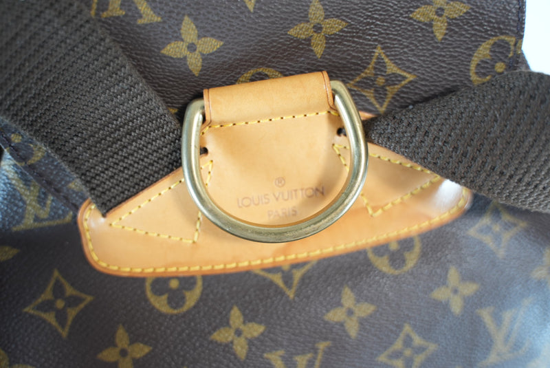 Louis Vuitton Monogram Montsouris GM Backpack Used