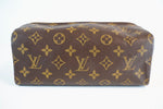 Louis Vuitton Monogram Trousse Patte Pression Cosmetic Pouch Used