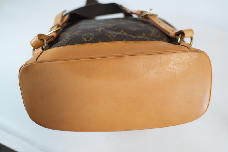 Louis Vuitton Monogram Montsouris GM Backpack Used