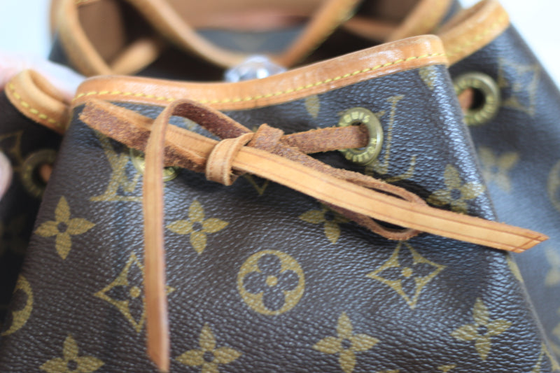 Louis Vuitton Monogram Montsouris MM Backpack Used